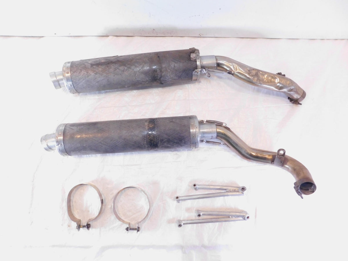 Honda Super Hawk Firestorm VTR1000F Two Brothers Racing Exhaust Muffler Pipes - C3 Cycle