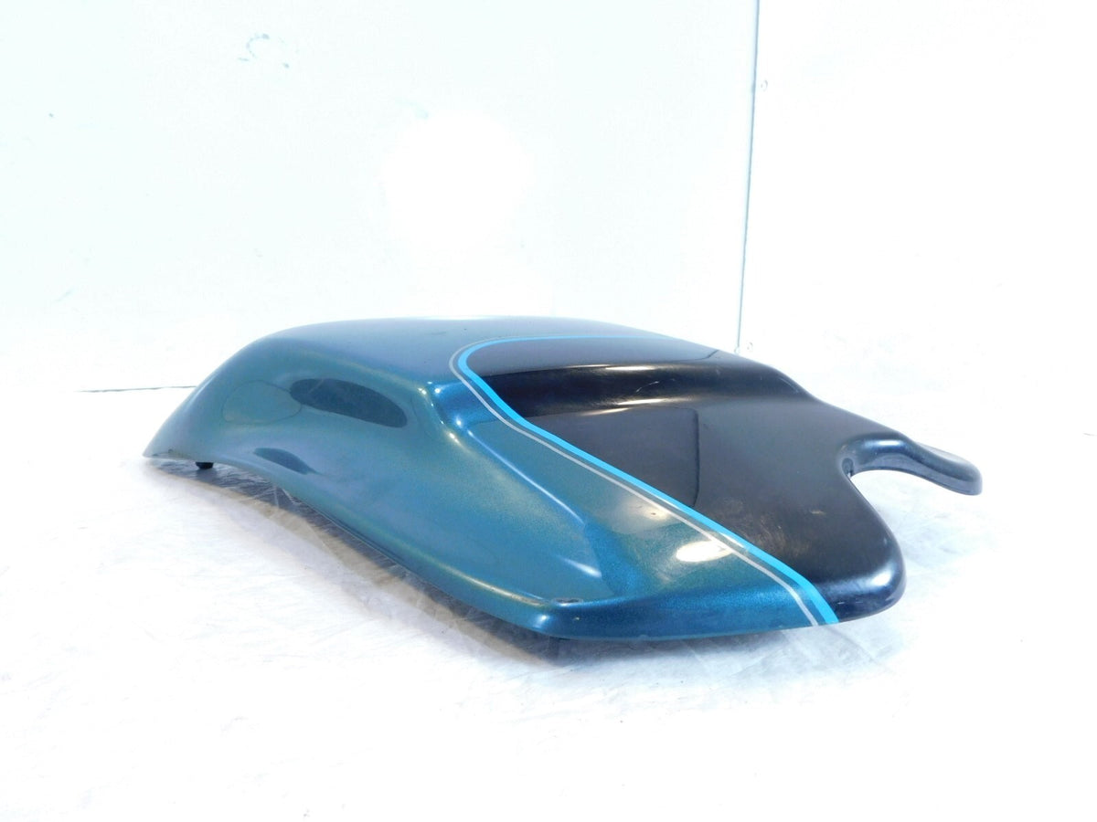 Harley Touring Road King Electra Glide Ultra Classic Blue Black Left Side Cover - C3 Cycle