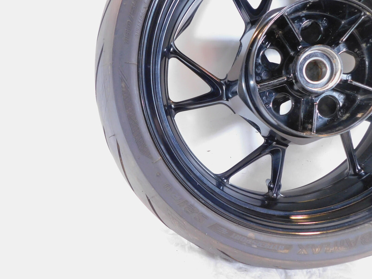 2020 2021 2022 2023 BMW F900R F900XR Black Rear Back Cast Wheel Rim - Bent - C3 Cycle