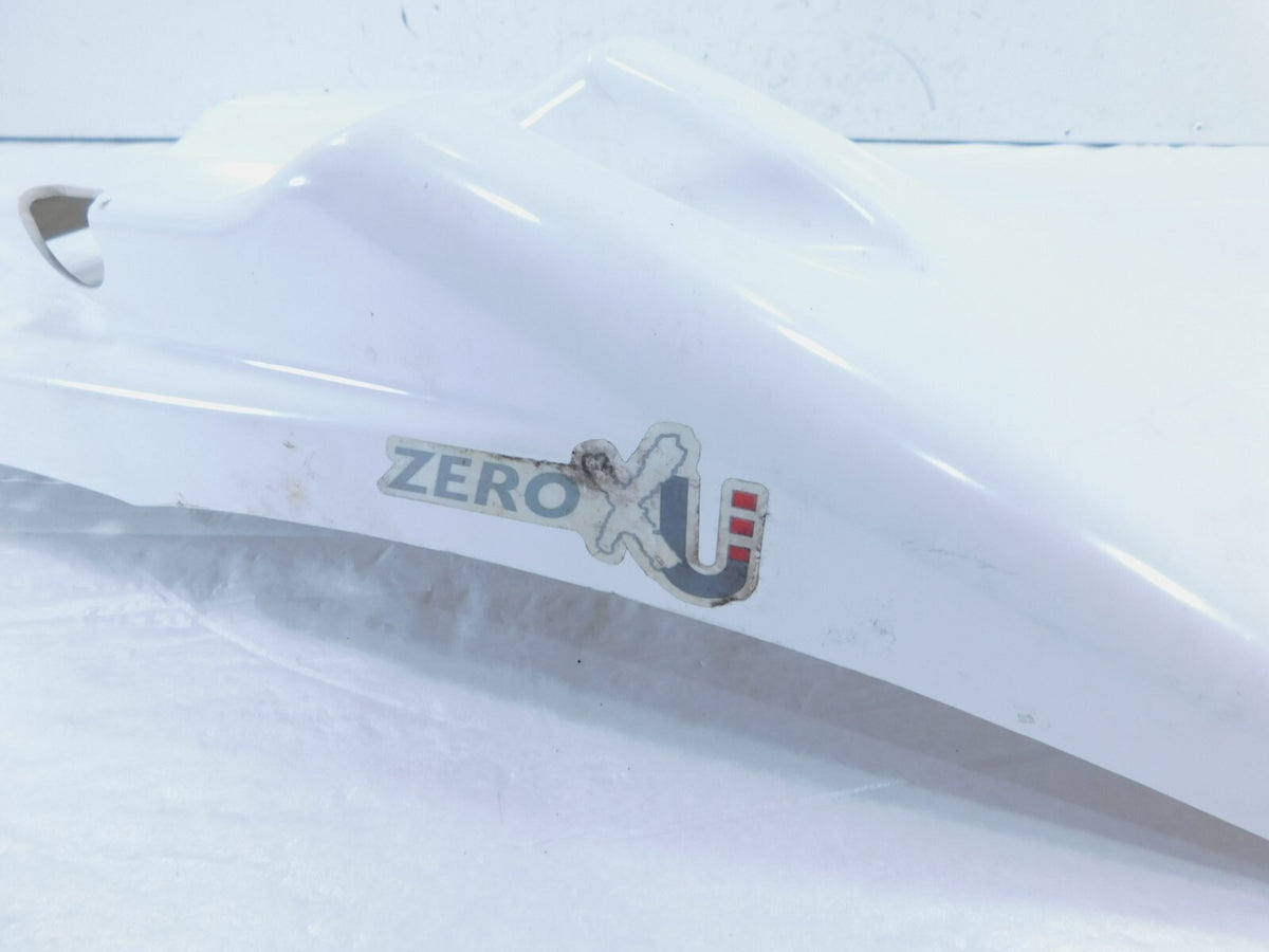 2012 12 Zero Motorcycle XU White Rear Wheel Fender Mudguard Tail Section Cover - C3 Cycle
