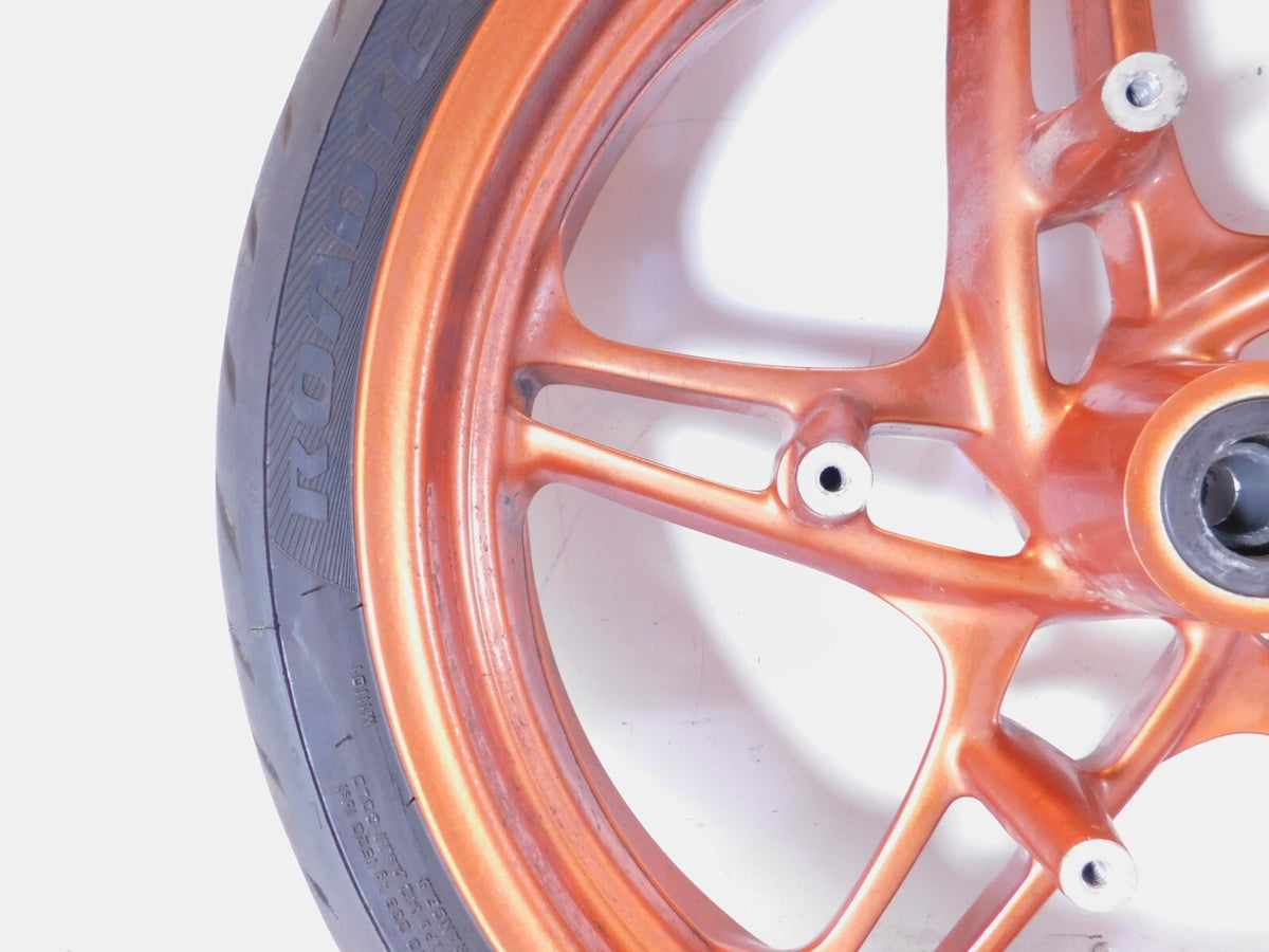 2002-2005 BMW R1150R Rockster Cast Orange Back Front Wheel Rim & Tire - 3.50x17" - C3 Cycle