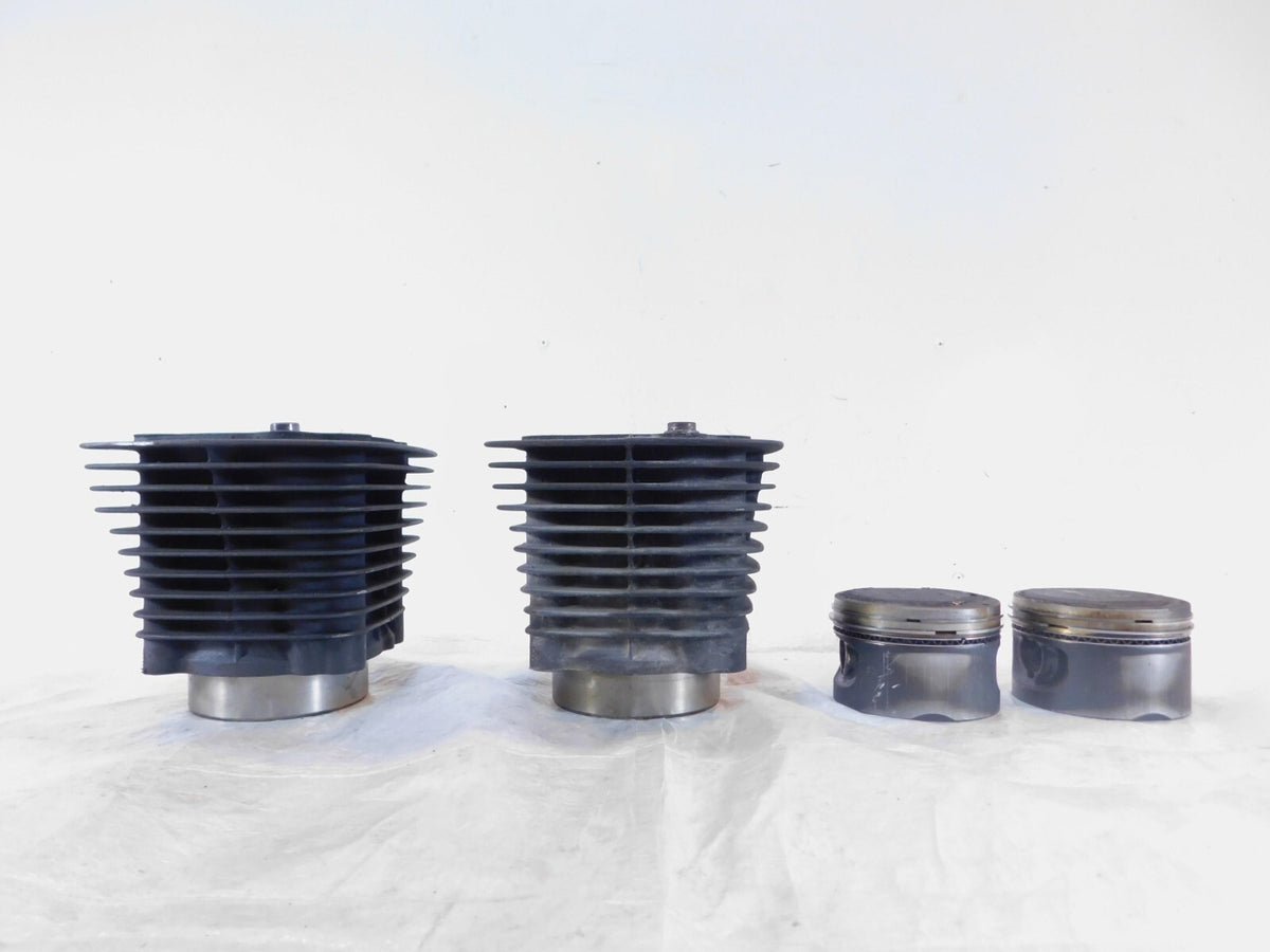 1999-2001 Buell X1 Lightning Black Front & Rear Cylinder Barrel Jugs w/ Pistons - C3 Cycle