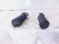 1979-1983 Honda CB650 CB650C Custom Black Rear Left/Right Foot Pegs Footrests - C3 Cycle
