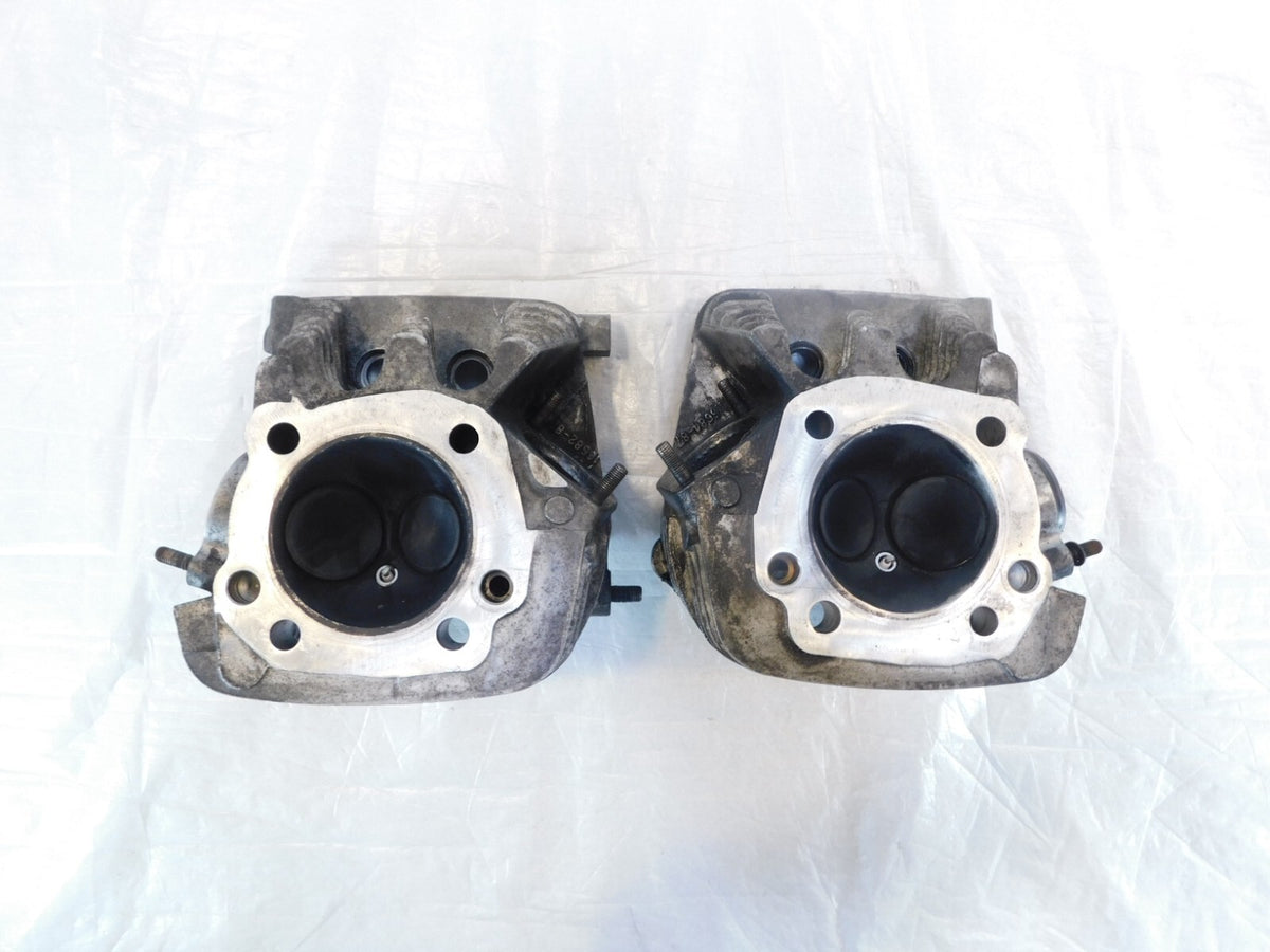 1988-1989 Harley Davidson Sportster 1200 Black Cylinder Heads Valves & Springs - C3 Cycle