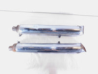 08-10 Victory Vision Rear Left/Right Crossover Exhaust Mufflers & Chrome Shields - C3 Cycle
