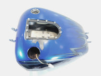 Dented Harley Dyna Wide Glide Super Glide Custom Fuel Gas Petrol Tank Reservoir - C3 Cycle