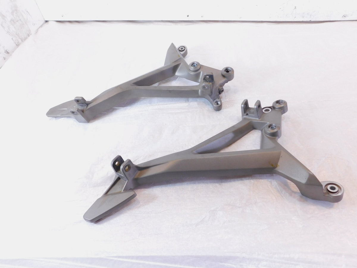 2007-2009 Aprilia Shiver 750 SL750 Gray Right/Left Side Footrest Foot Peg Mounts - C3 Cycle