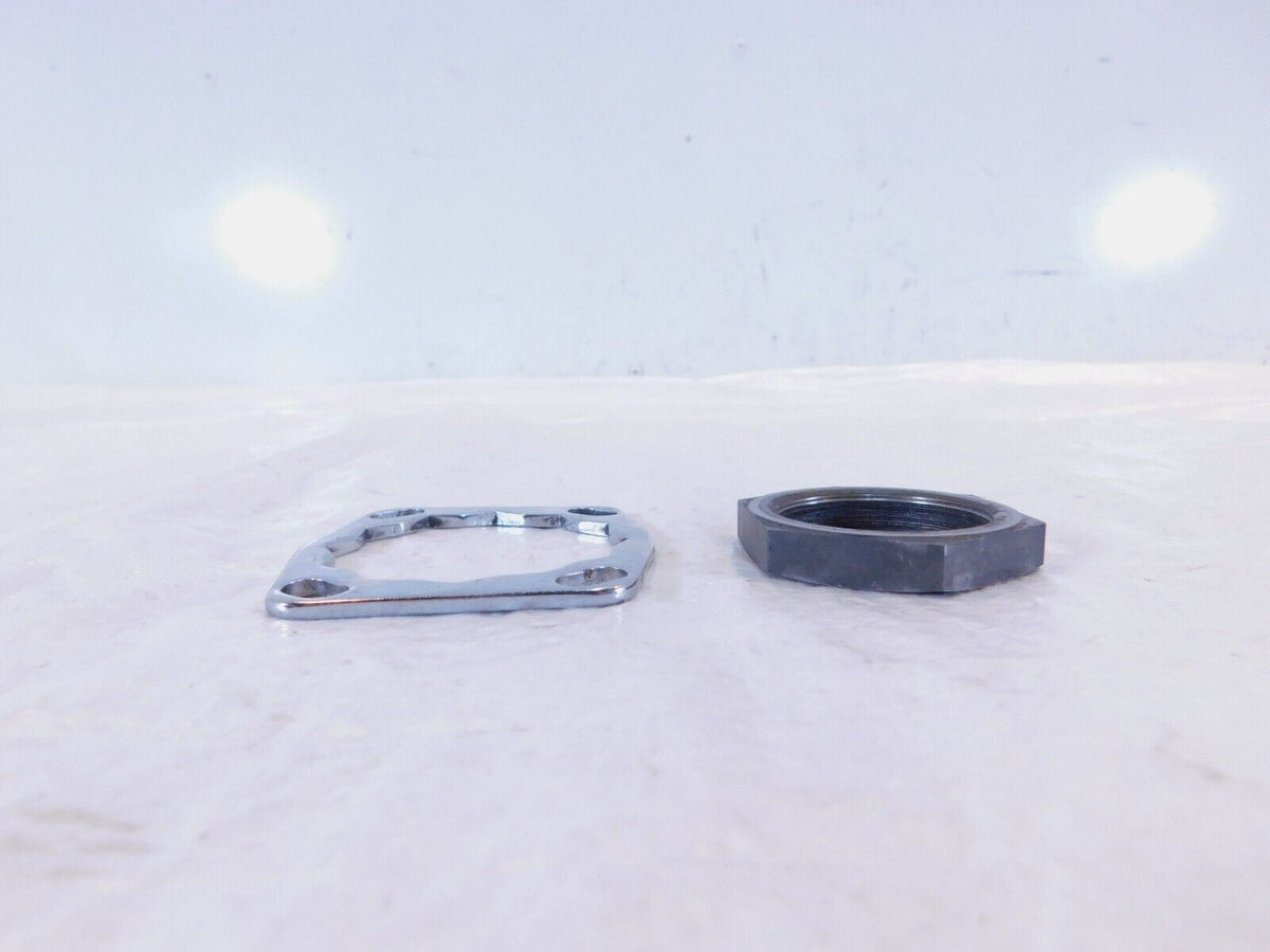99-03 Indian Gilroy Chief Scout Spirit Transmission Pulley Nut & Retaining Plate - C3 Cycle