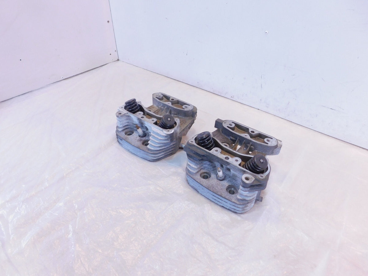 Harley Davidson Sportster 883 Hugger & Custom Silver Cylinder Heads w/ Valves - C3 Cycle