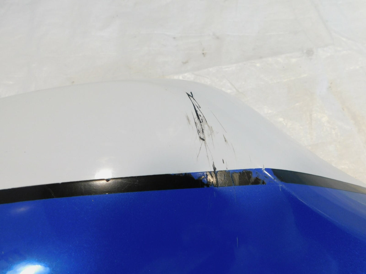 BMW K1200S & K1300S Blue/White Left Rear Tail Section Trim Fairing Cowling Cover - C3 Cycle