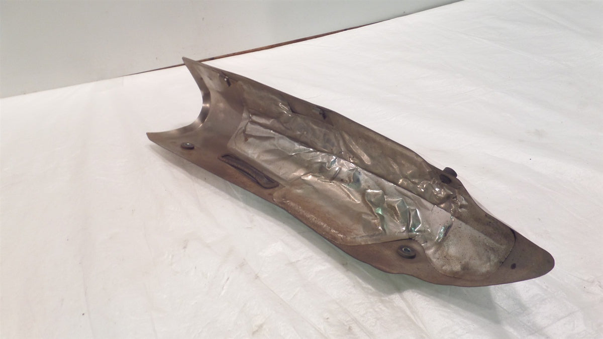2002 02 Honda VFR800 VFR 800 Interceptor Rear Exhaust Muffler Shield Right Cover - C3 Cycle