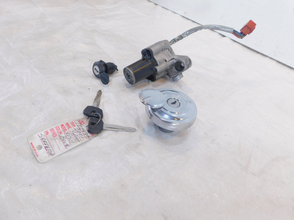 Yamaha V-Star 650 & 1100 Ignition Switch & Fuel Tank & Storage Lock Set w/ Key - C3 Cycle