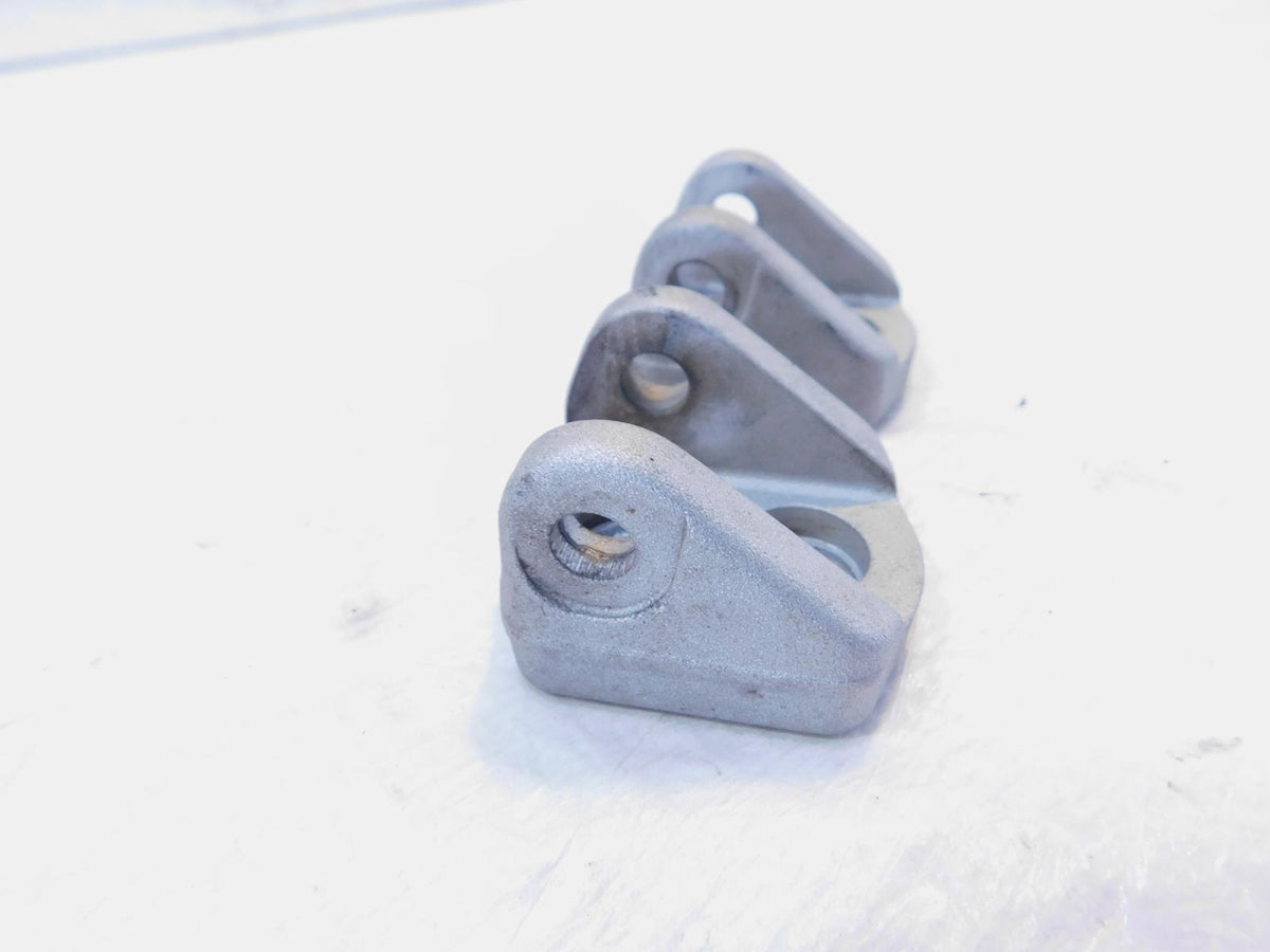 2013-2019 KTM 690 Duke Silver Left/Right Front Footrest Foot Pegs Bracket Mounts - C3 Cycle