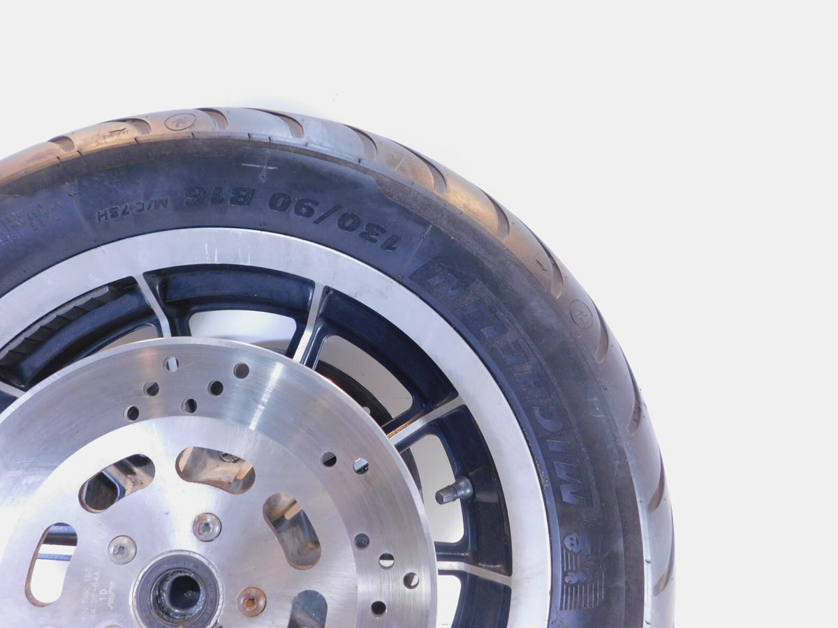 Harley Davidson EVO Touring Electra Glide Cast 10 Spoke Front Wheel Rim - BENT - C3 Cycle