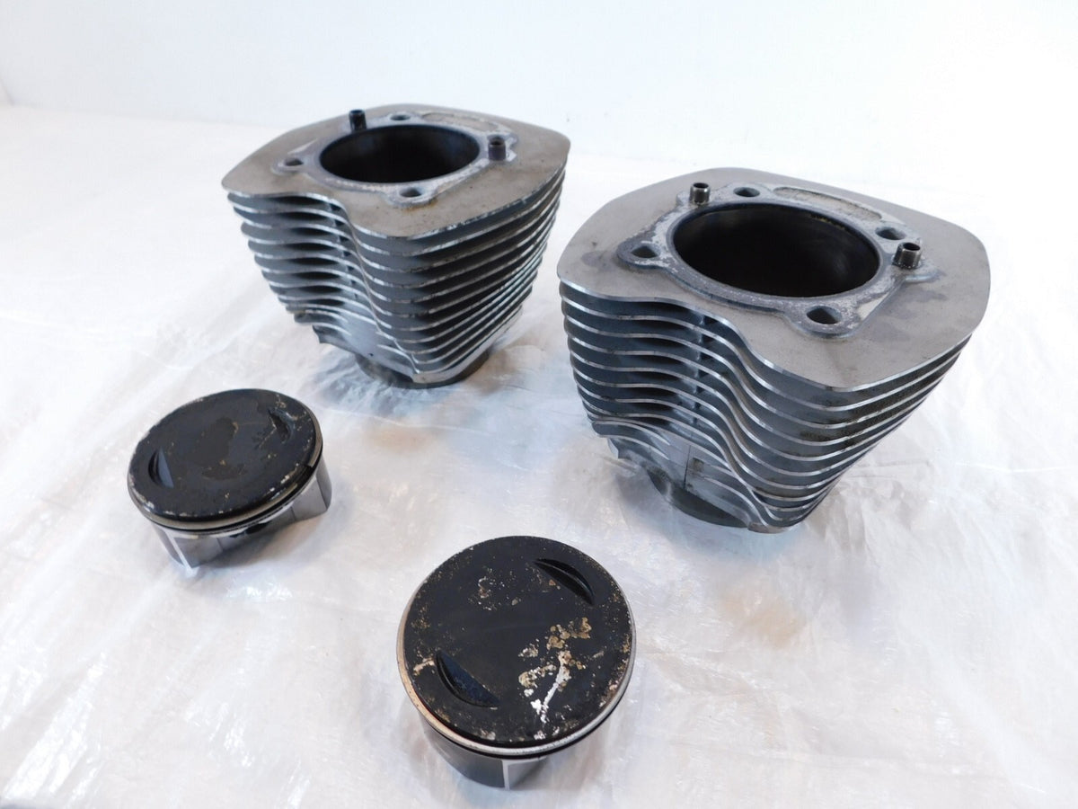 Harley Davidson Touring Dyna & Softail Twin Cam 96 Silver Cylinders & Pistons - C3 Cycle