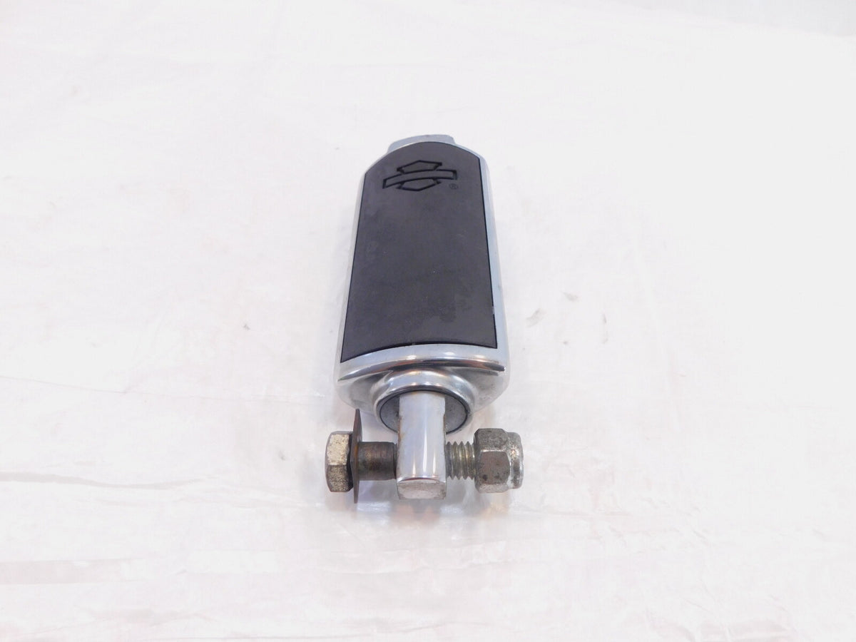 Harley Touring FXR Dyna Sportster & Softail Black & Chrome Footpeg Footrest - C3 Cycle
