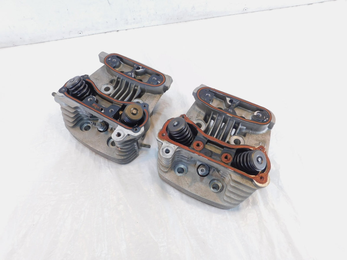 Harley Davidson Sportster 883 Hugger & Custom Silver Cylinder Heads w/ Valves - C3 Cycle