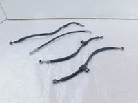 Suzuki RF600 Black Front & Rear Brake Master Cylinder to Caliper Hose Line Pipes - C3 Cycle