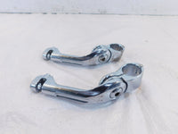 Harley Street & Electra Glide Adjustable Highway Footrest Footpeg Mount Brackets - C3 Cycle