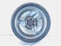 2002 2003 2004 2005 Kawasaki ZZR1200 ZX1200C Chrome Rear Wheel Rim - 17" & Rotor - C3 Cycle