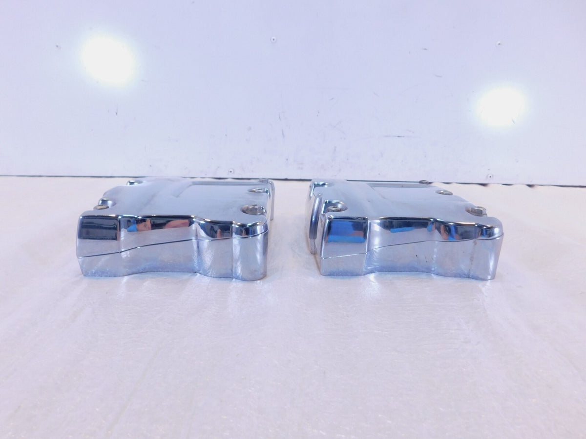 Harley Road King Dyna & Softail Chrome Cylinder Head Top Rocker Boxes & Arms - C3 Cycle