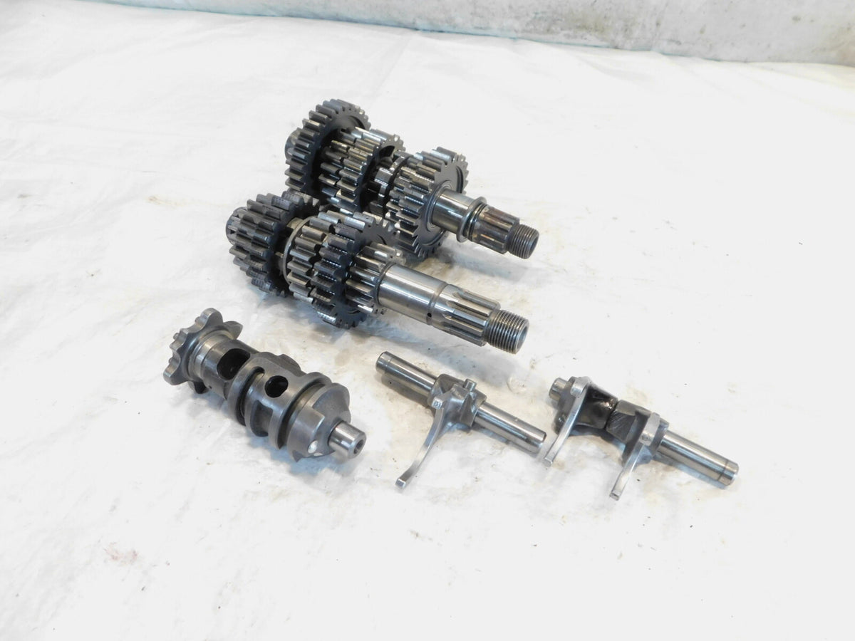 1990-1996 Kawasaki KL650 KLR650 Transmission Gears w/ Shifter Drum & Forks - C3 Cycle