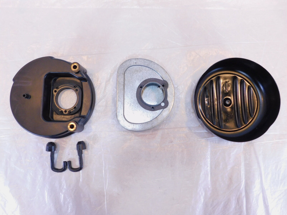 Harley Davidson Dyna Street Bob & Softail Slim Round Air Cleaner Filter Airbox - C3 Cycle