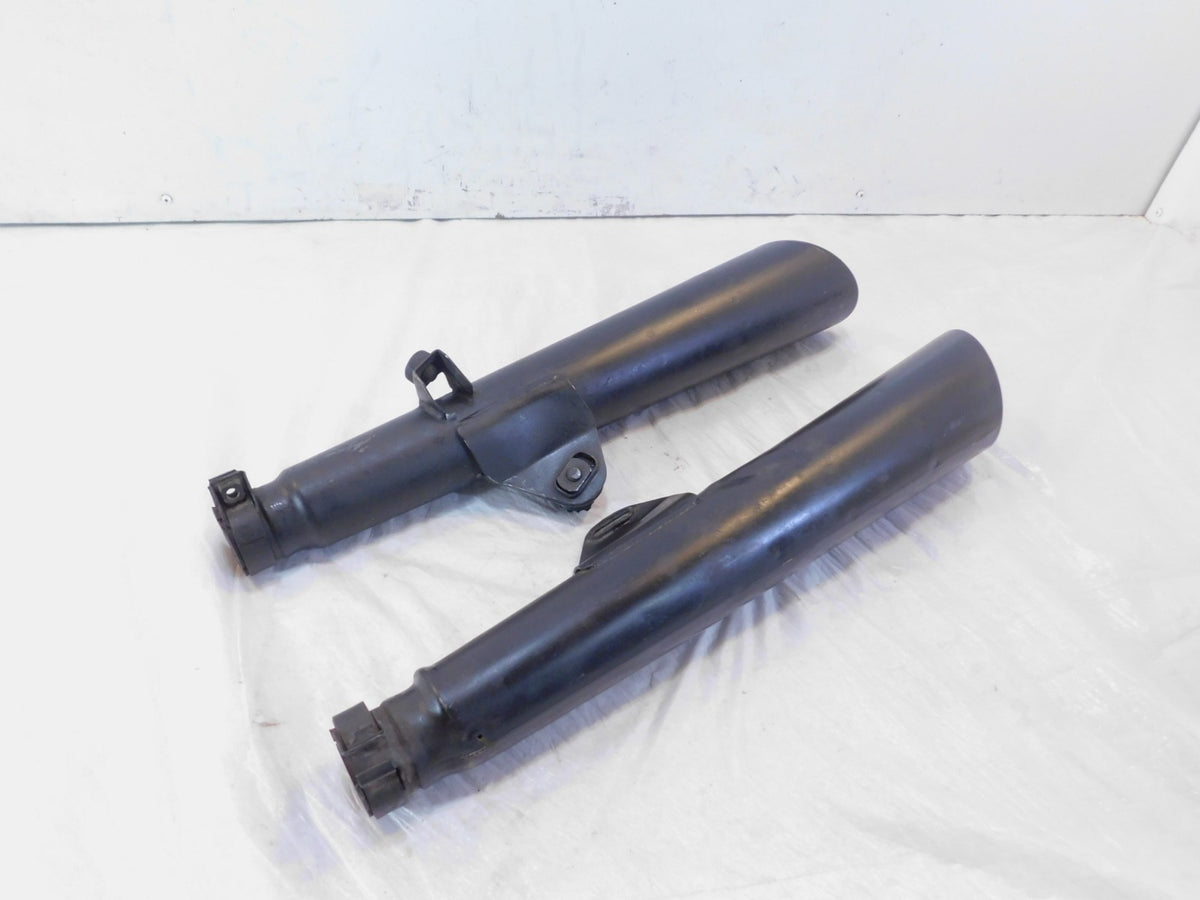 1982-1983 Yamaha XJ750 Maxim 750 Black Left/Right Exhaust Muffler System Pipes - C3 Cycle