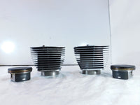 Harley Davidson Twin Cam Touring Dyna & Softail Engine Pistons & Black Cylinders