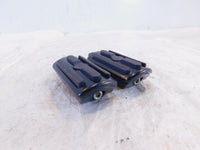 Harley Davidson FXR Dyna Sportster & Softail Black Front Footrest Footpeg Pegs - C3 Cycle