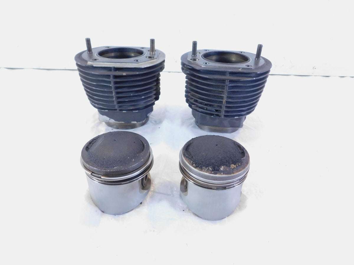 1977 1978 1979 1980 BMW Airhead R80 Engine Motor Cylinder Barrel Jugs w/ Pistons - C3 Cycle