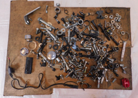 2005 05 Victory Vegas Misc Hardware Nuts Bolts Brackets Washers Parts Box Lot - C3 Cycle
