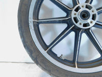 Harley Davidson Sportster 883 & 1200 19" Cast Front Wheel Rim w/ Tire - Bent - C3 Cycle