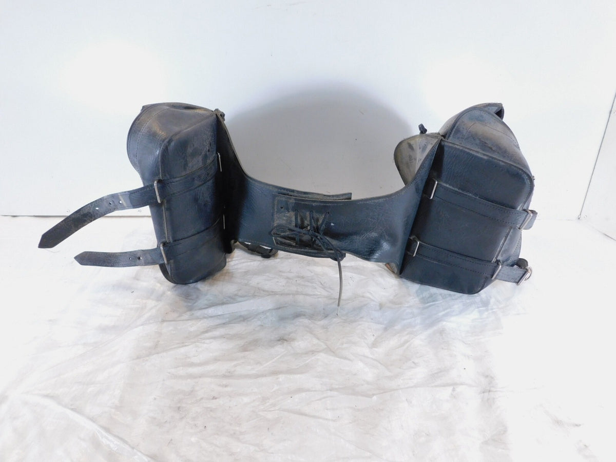 Harley Davidson Dyna Street Bob Wide Glide Left Right Black Side Bag Saddlebags - C3 Cycle