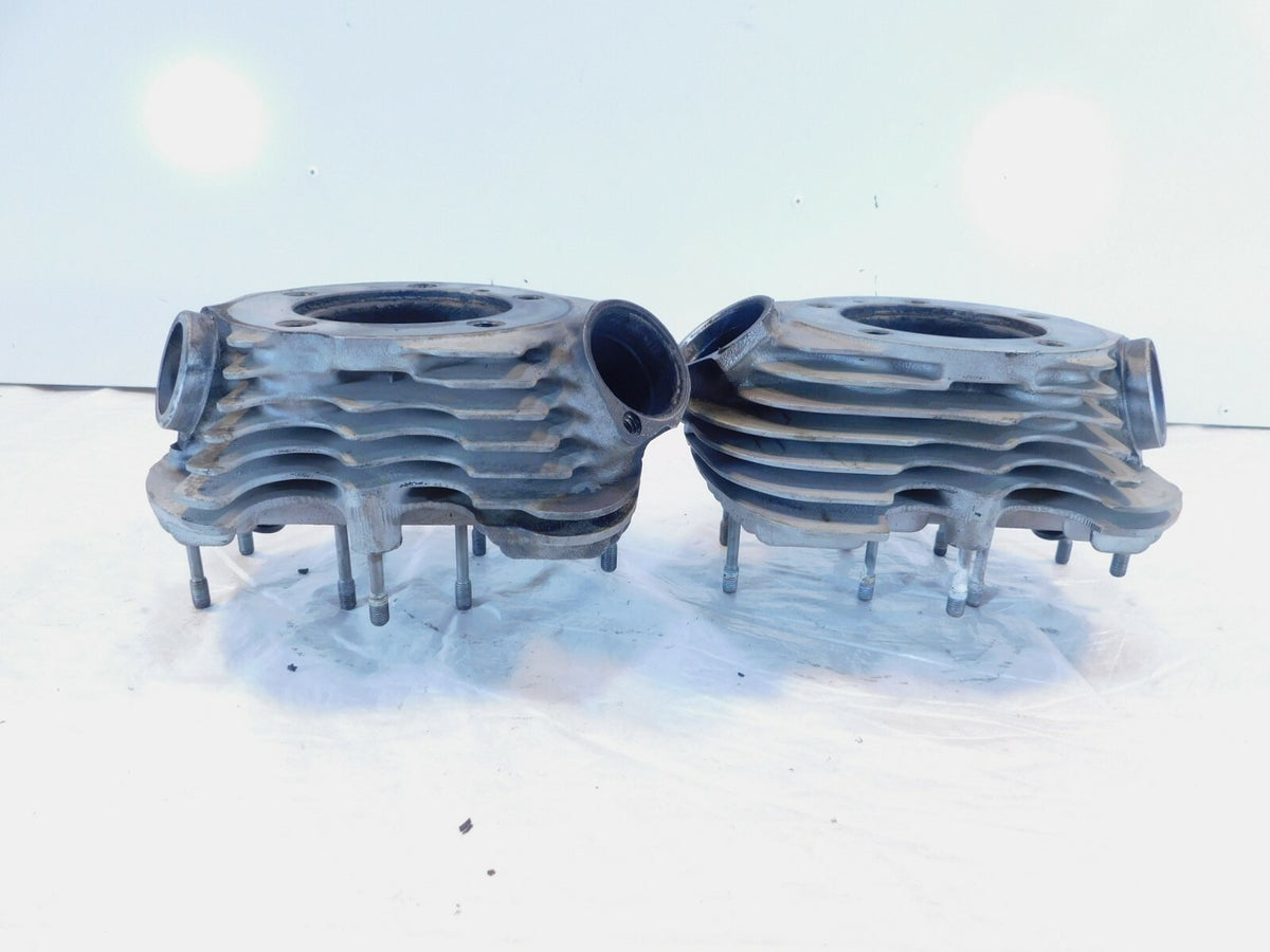 1979-1983 Harley Davidson Electra Glide Engine Motor Cylinder Heads w/ Valves - C3 Cycle