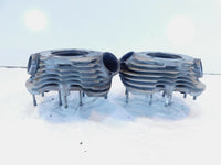 1979-1983 Harley Davidson Electra Glide Engine Motor Cylinder Heads w/ Valves - C3 Cycle