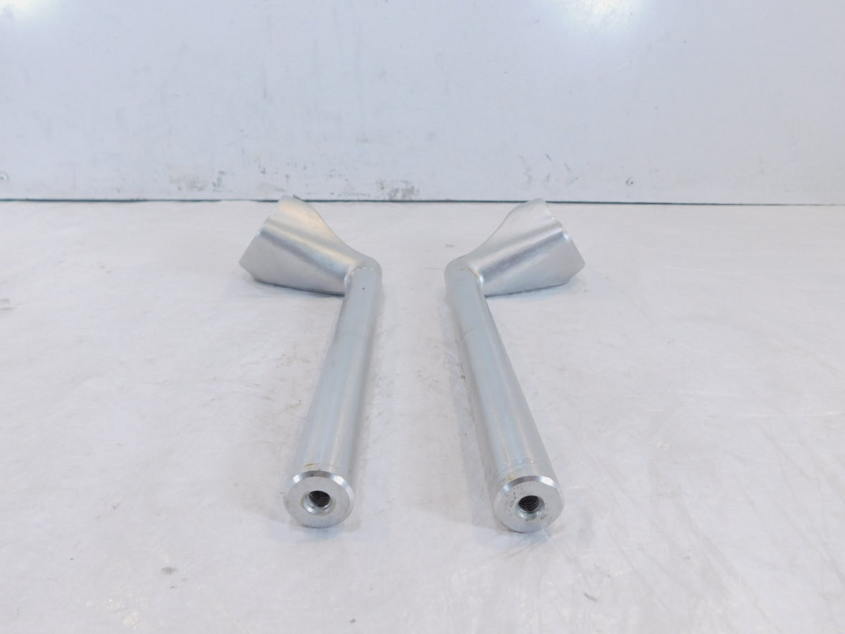 Pair Ducati Sport Touring ST2 & ST4 Silver Front Left/Right Clip-on Handlebars - C3 Cycle