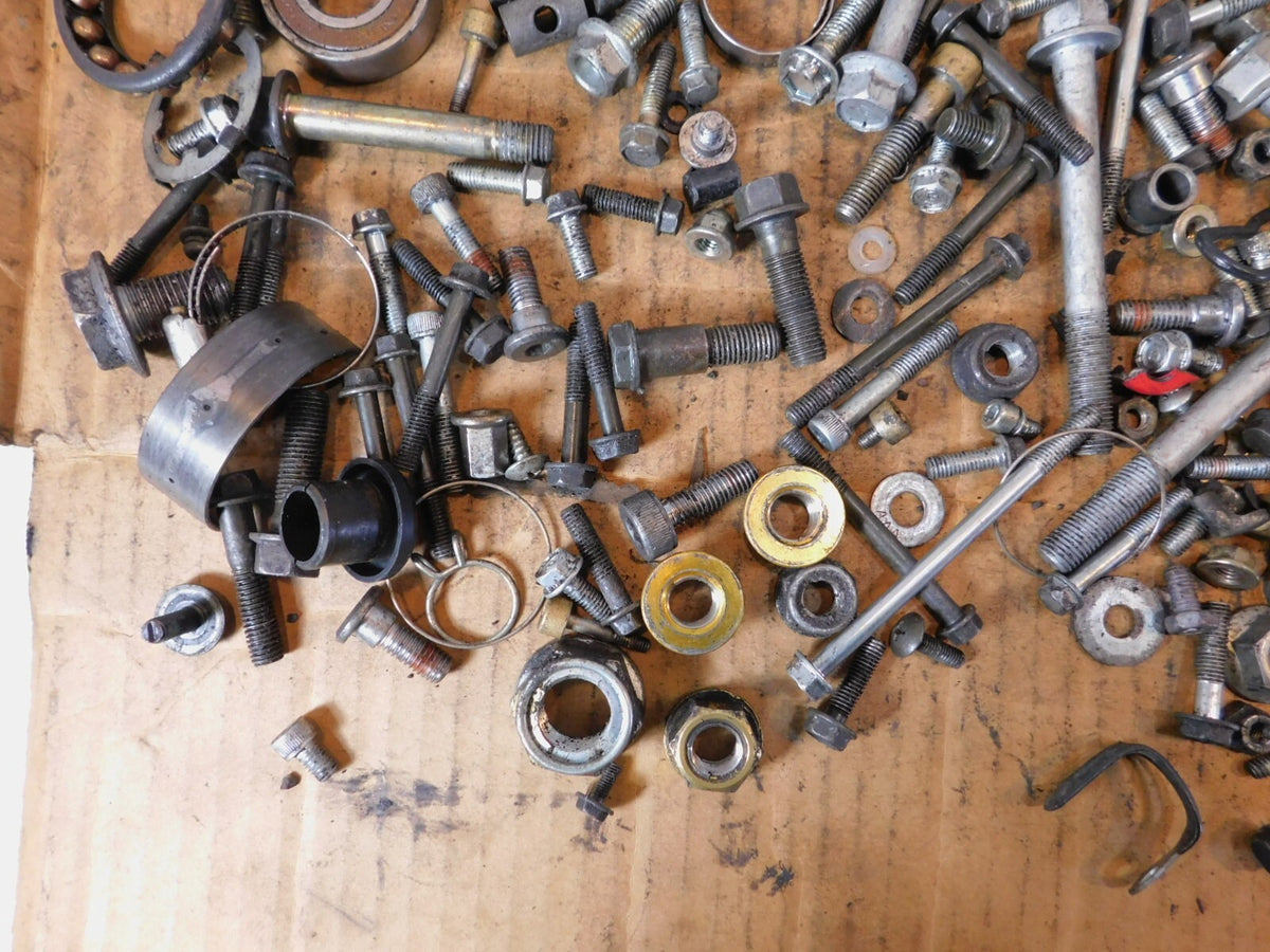 98 Honda VTR1000 Super Hawk Firestorm 1000 Nut Bolt & Bracket Hardware Parts Lot - C3 Cycle