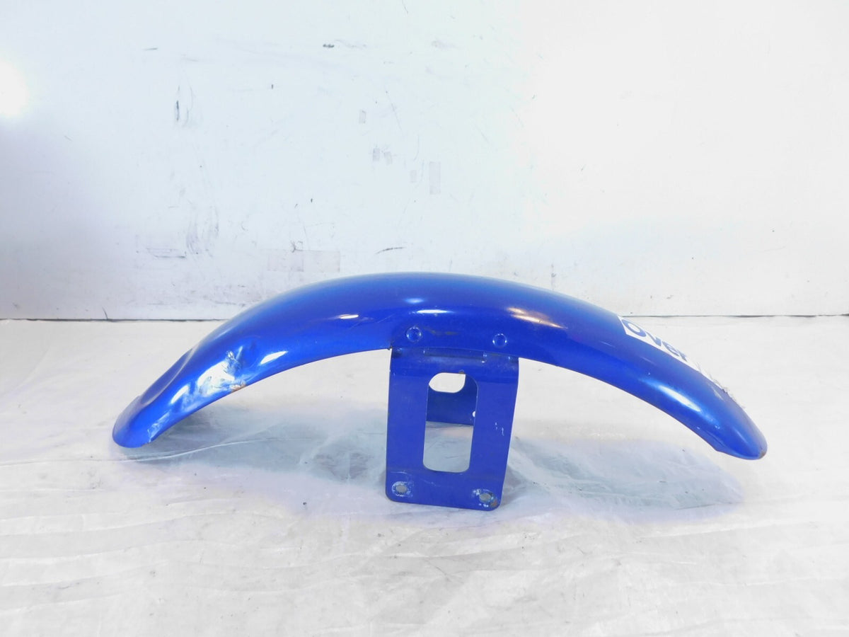 Harley Davidson Sportster 883 & 1200 Blue Front Wheel Cover Fender - Dented - C3 Cycle
