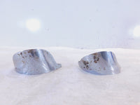 Harley Softail & Touring Front or Rear Chrome Turn Signal Indicator Cover Visors