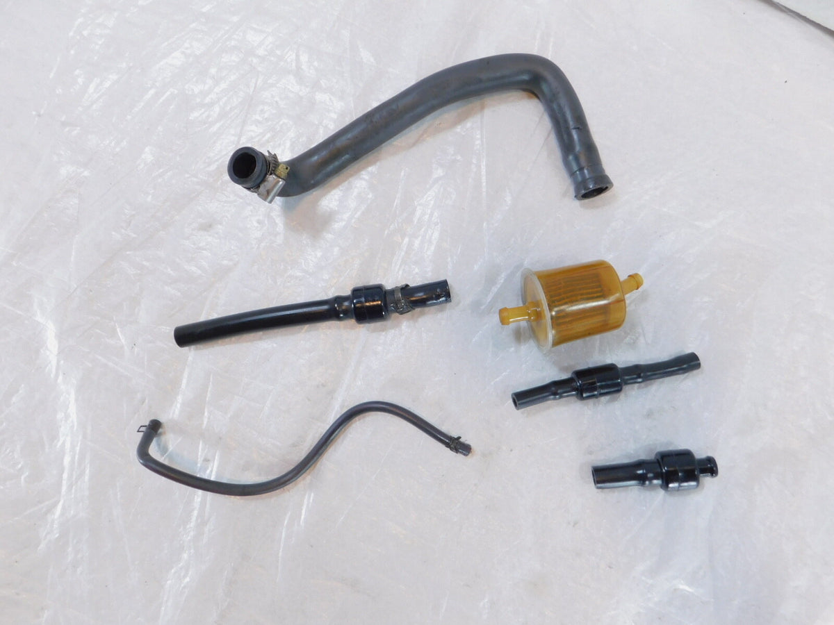 1993 93 Yamaha XV1100 Misc Engine Motor Oil Coolant & Air Hose Line Pipe Box Lot - C3 Cycle