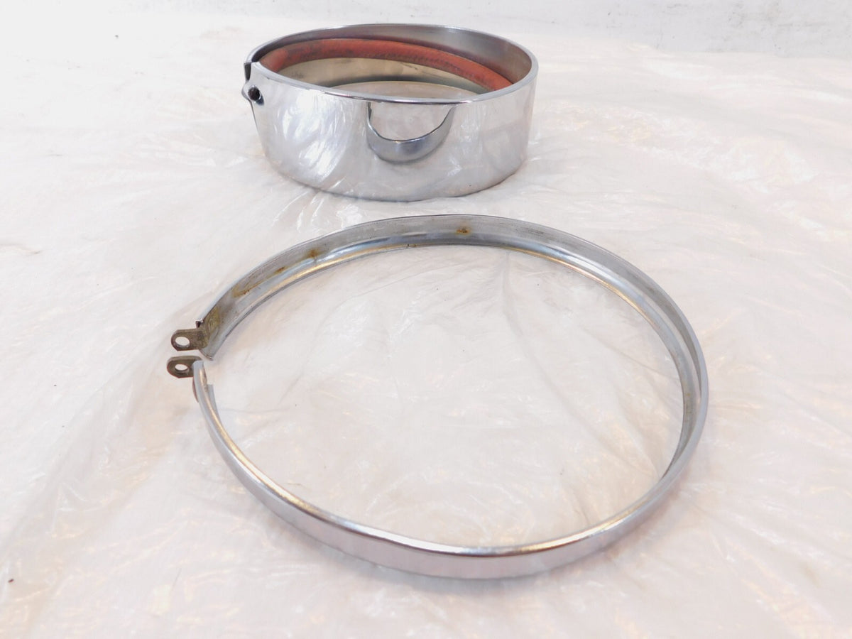 Harley Davidson Ironhead Sportster & 883 1200 Front Headlight Retaining Rings - C3 Cycle