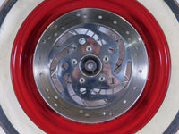 Harley Davidson Softail Heritage Classic Deluxe Spoked Front Wheel Red Rim Tire - C3 Cycle
