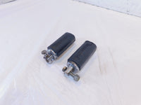 Harley Touring FXR Dyna Sportster Softail ISO Chrome & Rubber Footpegs Footrests - C3 Cycle