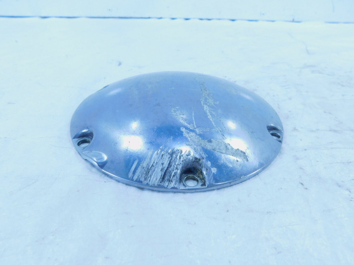 Harley Sportster 883 1200 Left Engine Polished Clutch Inspection Derby Cover - C3 Cycle