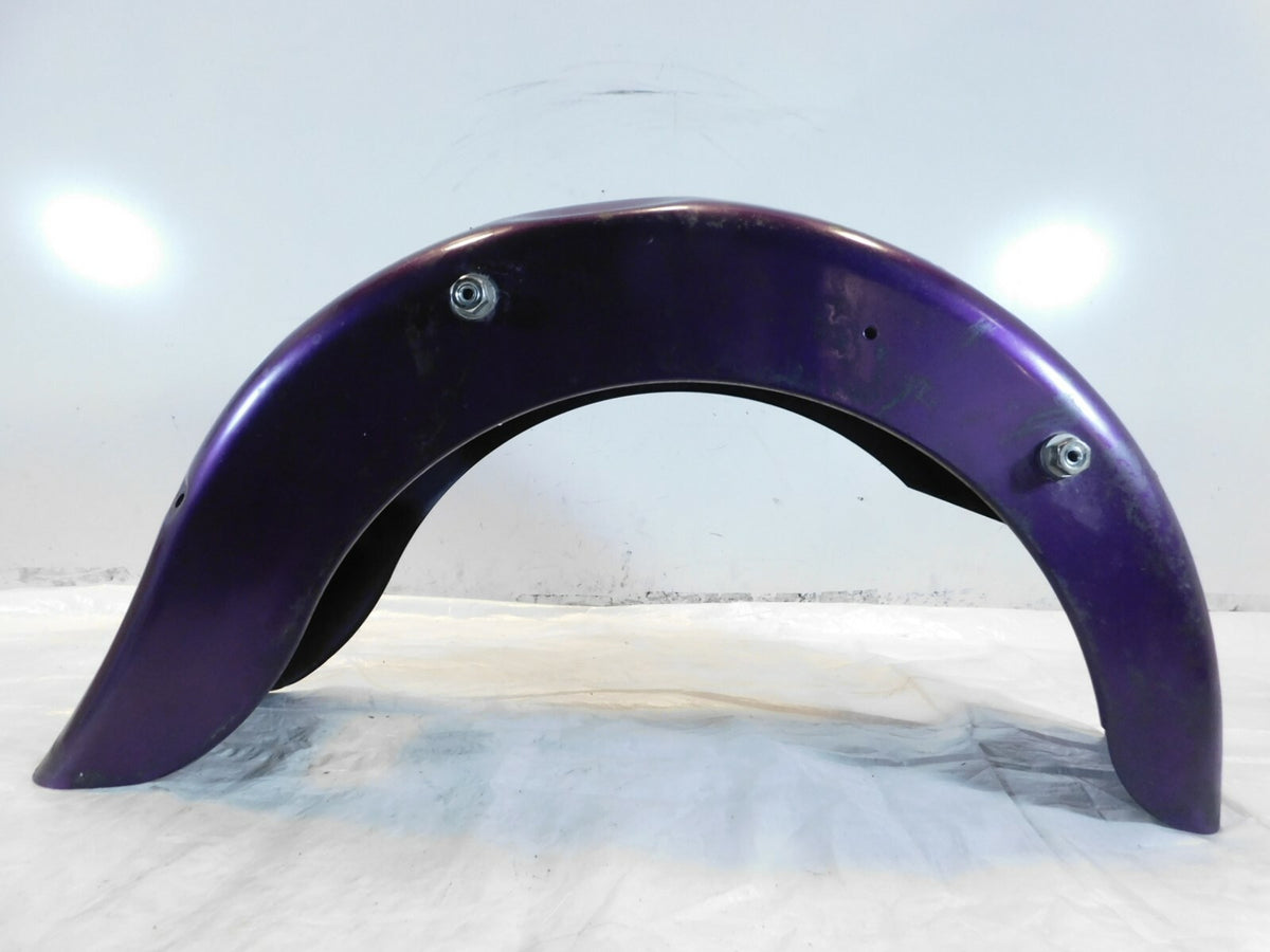 01-05 Harley Touring Road King & Electra Glide Purple Rear Wheel Fender - Dented