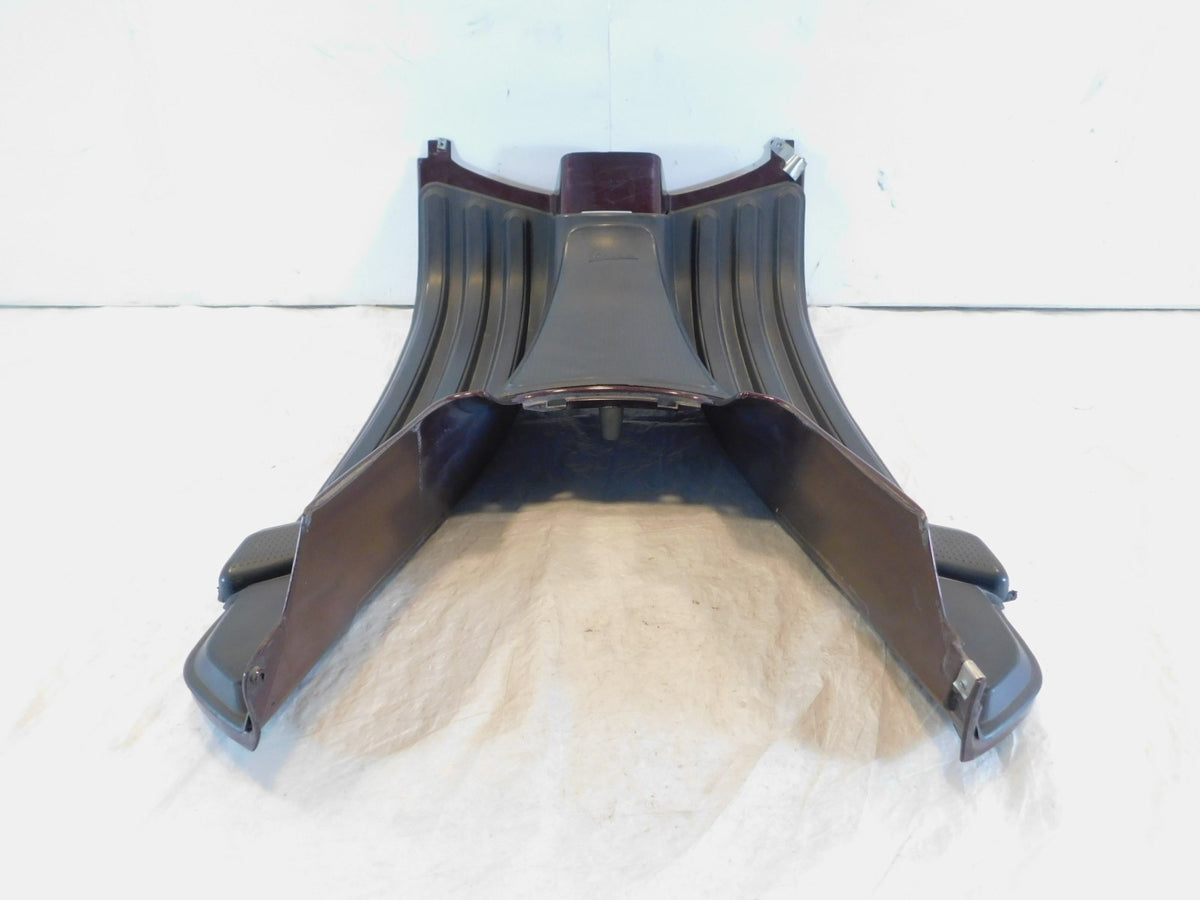 Piaggio Vespa LX LXV 50 125 150 Red Lower Footrest Foot Hold Fairing w/ Cover - C3 Cycle