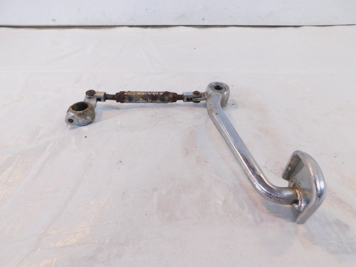 Yamaha XJ750 Maxim 750 Rear Right Brake Pedal Foot Lever w/ Linkage Rod & Arm - C3 Cycle