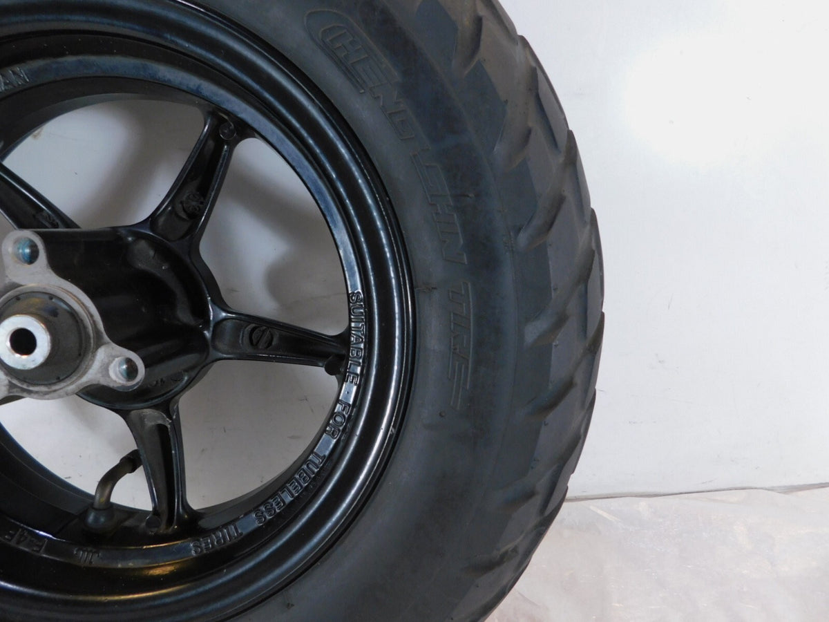 2012-2019 Yamaha YW50 Zuma 50 50F 50FX Black Front Wheel Rim & Tire 10" x 3.00" - C3 Cycle