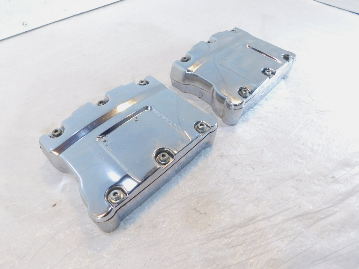 Harley Davidson Touring Dyna & Softail Chrome Cylinder Head Rocker Boxes